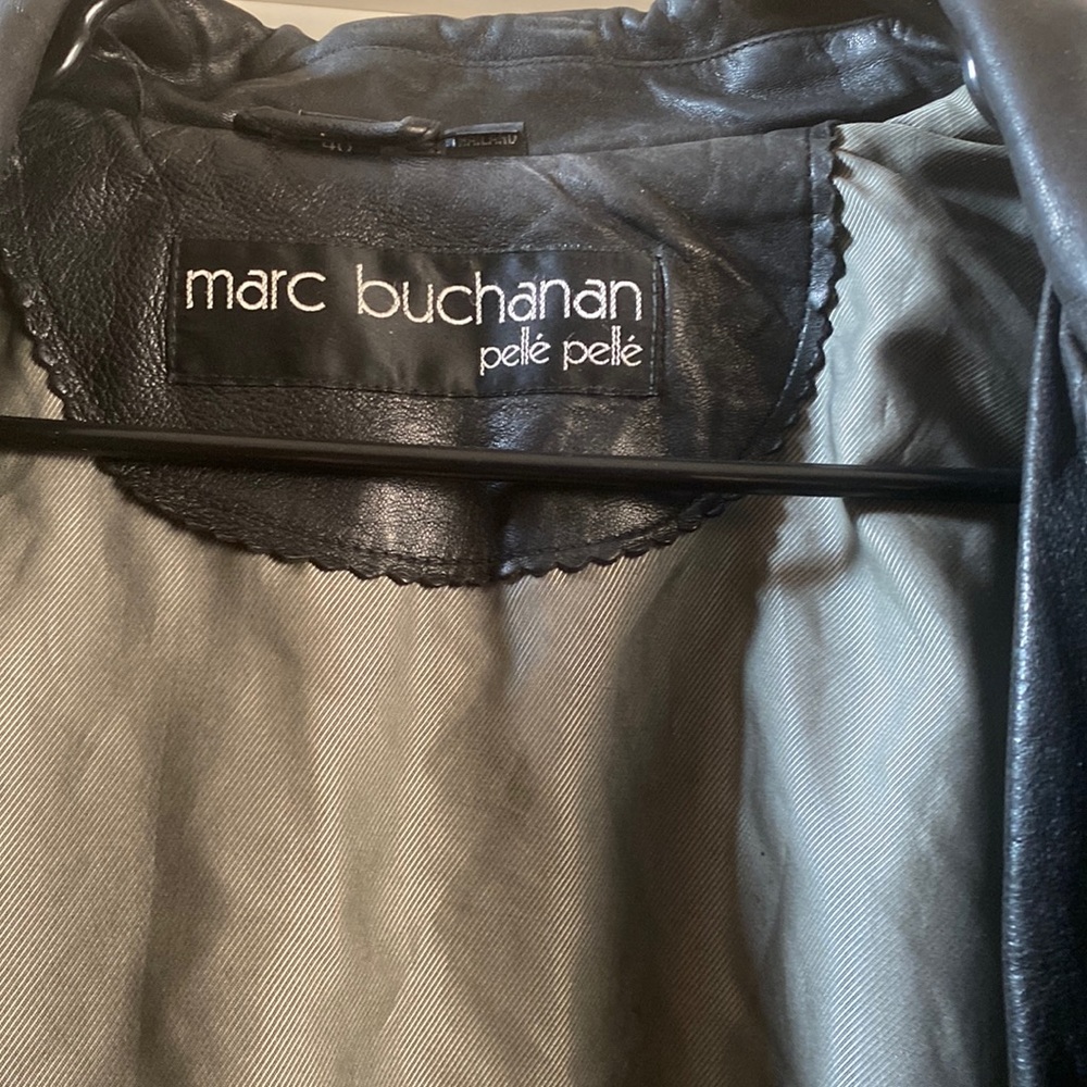 Marc Buchanan pelle pelle leather jacket